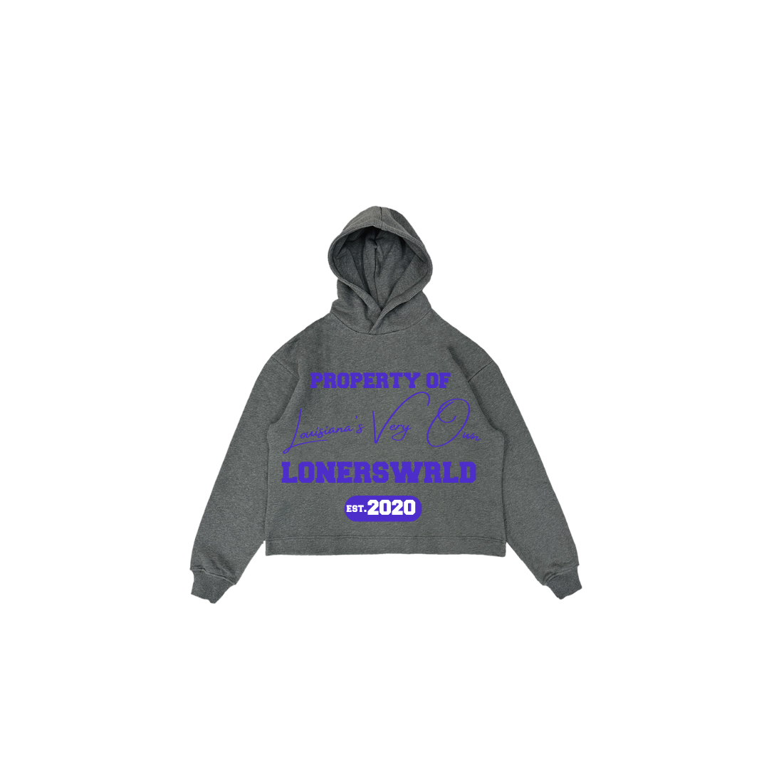 Louisiana's Very Own Cropped Hoodie